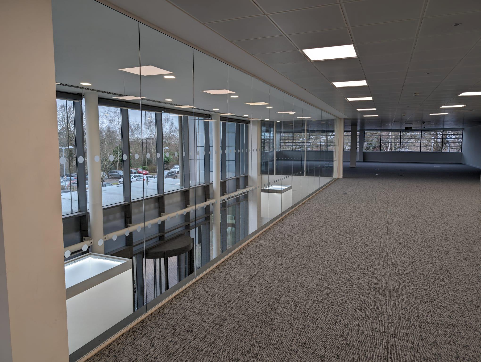 Completed commercial office refurbishment in Norfolk